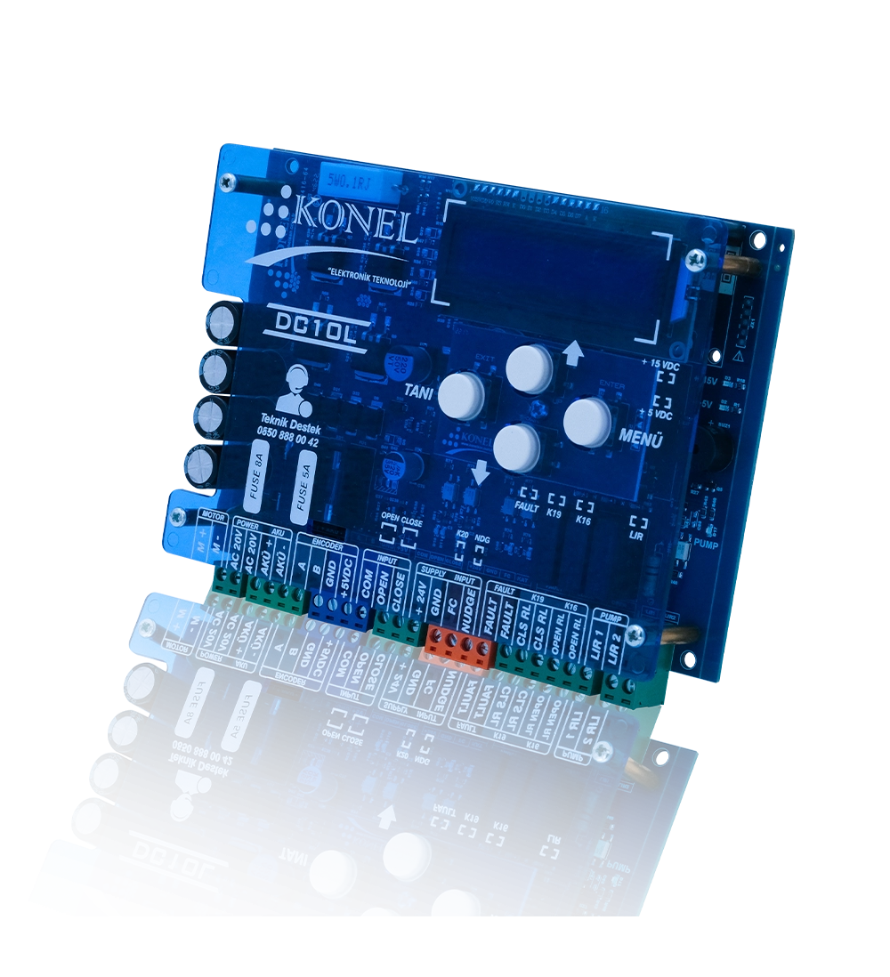  DC10L EN81-20 standartları uygun kapı kontrol kartı