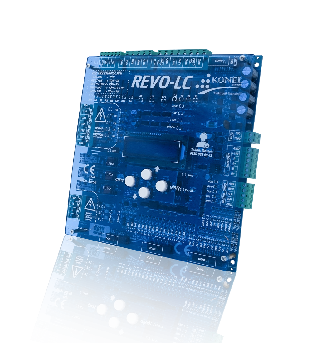 konel Revo LC EN81-20 Asansör Kumanda Kartı